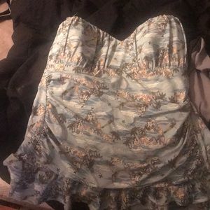 Plus size Peter Pan/ mermaid hot topic swim suit